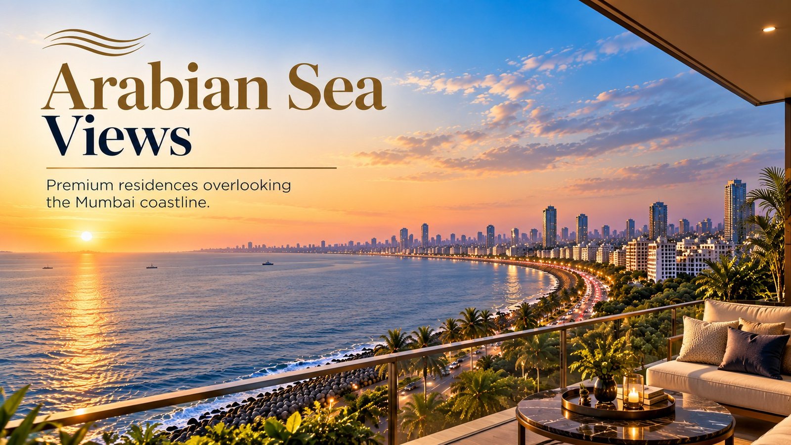 Arabian Sea Views at Sunset